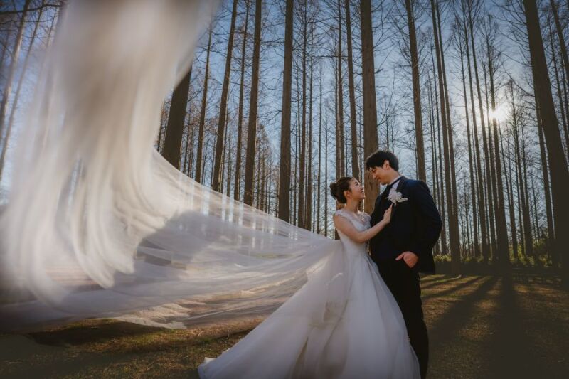 【2月撮影 直前割♪ 平日撮影】日本庭園＆水元公園　和装＆洋装　ウェルカムボードプレゼント♪