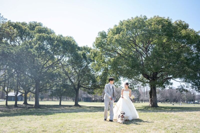 【銀座店5周年 campaign♪ 4月撮影 限定】和装（日本庭園）＆洋装（水元公園）　※平日撮影