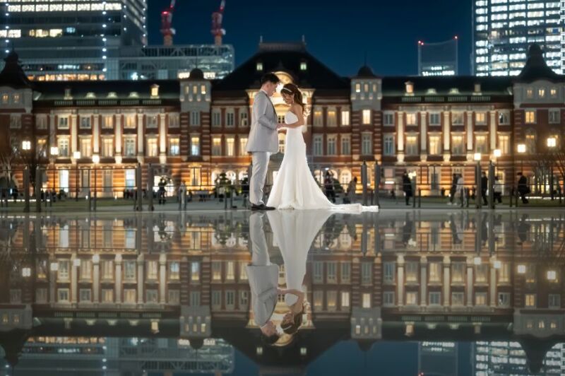 【Photorait限定 12/1～1/31撮影】洋装1着　東京駅＆丸の内イルミネーション　撮影データ100カット