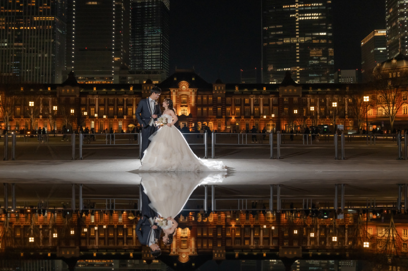 【2/3・13・17・19・26 Photorait限定】和装（清澄庭園）＆洋装（東京駅）ウェルカムボードorアルバムプレゼント