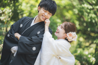 9月・10月撮影　和装1着　日本庭園で撮影　撮影データ最短3営業日後お渡し