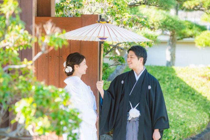 【12~1月撮影 早割 選べる特典♪】和装2着 日本庭園&スタジオ 撮影データ230カット ウェルカムボードor土日料金無料♪