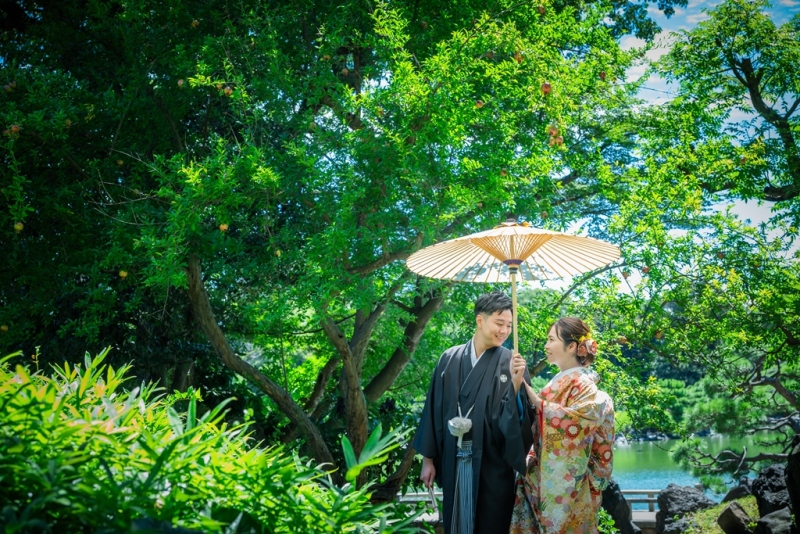 【和装1着】早割 110,000円➡88,000円 10/1~10/30の撮影 都内日本庭園で撮影 撮影データ100カット