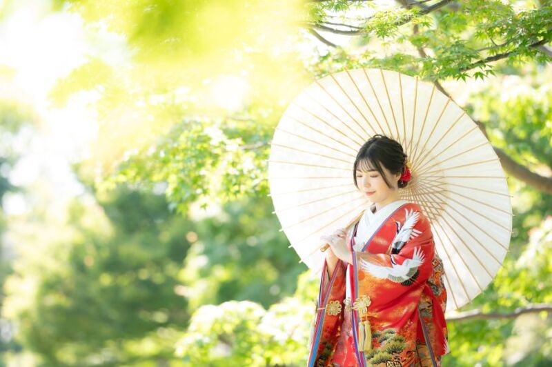 【和装&洋装】タイパ重視♪ 7/2~7/31撮影 日本庭園&スタジオ 撮影データ100カット フェイシャルエステプレゼント