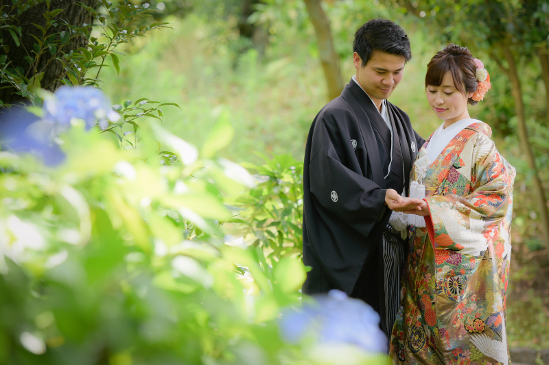 【今だけ早割♪ 紫陽花の時期 6/9～6/30】和装＆洋装　日本庭園＆大さん橋　撮影データ210カット　平日限定