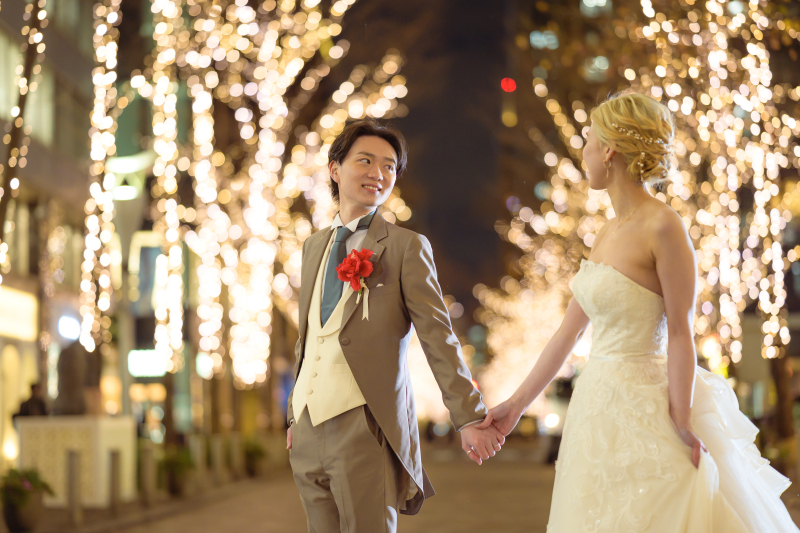 【年末限定 12/16~12/29撮影】 和装&洋装 スタジオ&東京駅 丸の内イルミネーション付き 撮影データ150カット