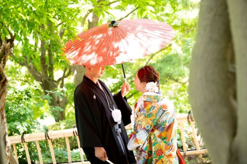 【日本庭園＆代々木公園で撮影♪ オープニングムービー撮影＆フェイシャルエステ付き】6/1～6/30平日　撮影データ180カット付