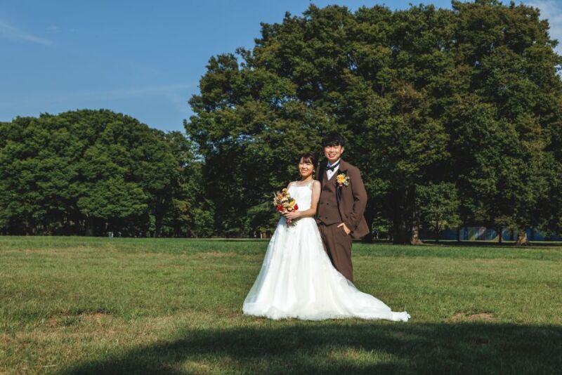 【Photorait限定 代々木公園&スタジオで平日撮影】洋装1着プラン 撮影データ150カット最短3営業日後お渡し