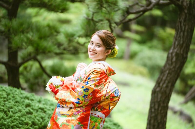 【11/25迄の平日 Photorait限定】和装(日本庭園)&洋装(東京タワー周辺)で撮影 撮影データ150カット