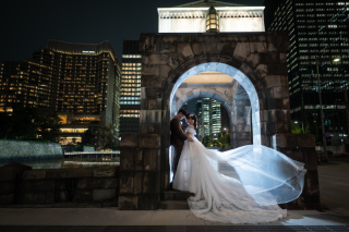 【1/4～2/15迄の撮影 期間限定♪】和装（スタジオ）＆洋装（東京駅＆イルミネーション）　撮影データ100カット