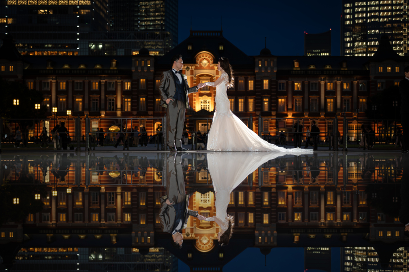 【銀座店 限定♪ 11/11迄】洋装1着 東京駅&スタジオ撮影付 撮影データ80カット最短3営業日後お渡し