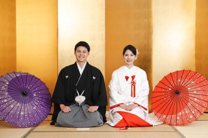 【12/1~12/20撮影 紅葉時期の都内日本庭園で撮影】 和装1着 撮影データ130カット ウェルカムボードプレゼント