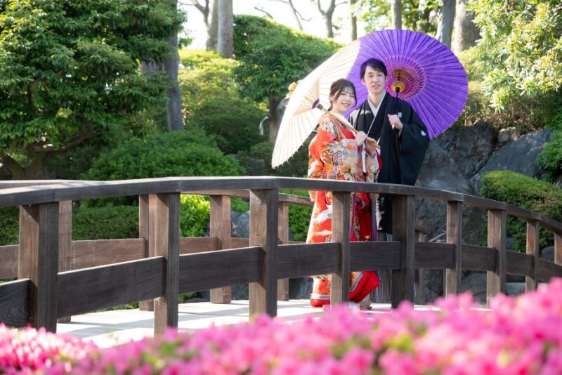 【和装&洋装】7/2~7/31平日 都内日本庭園&横浜大さん橋 撮影データ210カット フェイシャルエステプレゼント