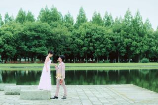 【水元公園＆スタジオ】洋装1着プラン　撮影データ150カット最短3営業日後お渡し