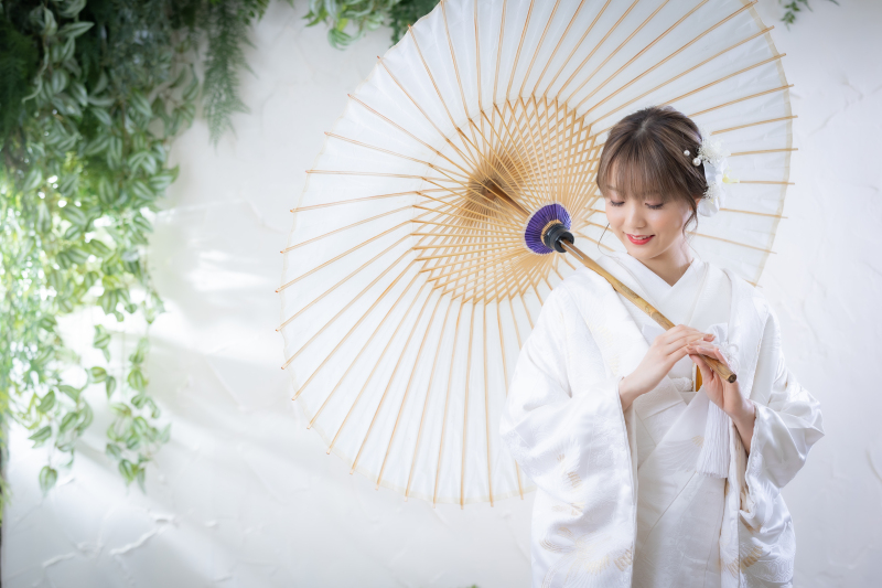 紫陽花キャンペーン6/9～6/30迄　ウェルカムボードプレゼント♪　日本庭園＆スタジオでお好きな和装2着　撮影データ230カット