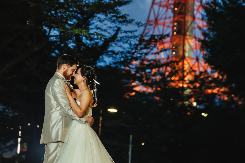 【12~1月撮影 早割】和装(日本庭園)&洋装(東京タワー周辺)で撮影 撮影データ210カット 土日祝料金無料♪