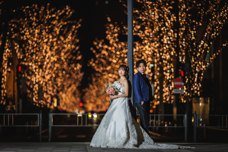 【12~1月撮影 Photorait限定】洋装1着 東京駅&丸の内イルミネーション スタジオ撮影付♪ 撮影データ120カット