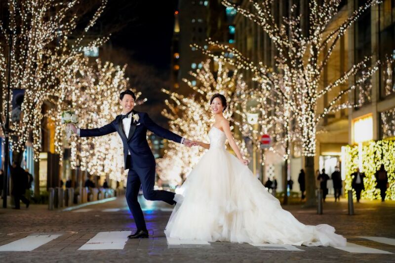 【Photorait限定 12月撮影】和装(スタジオ)&洋装(東京駅 丸の内イルミネーション)撮影データ150カット