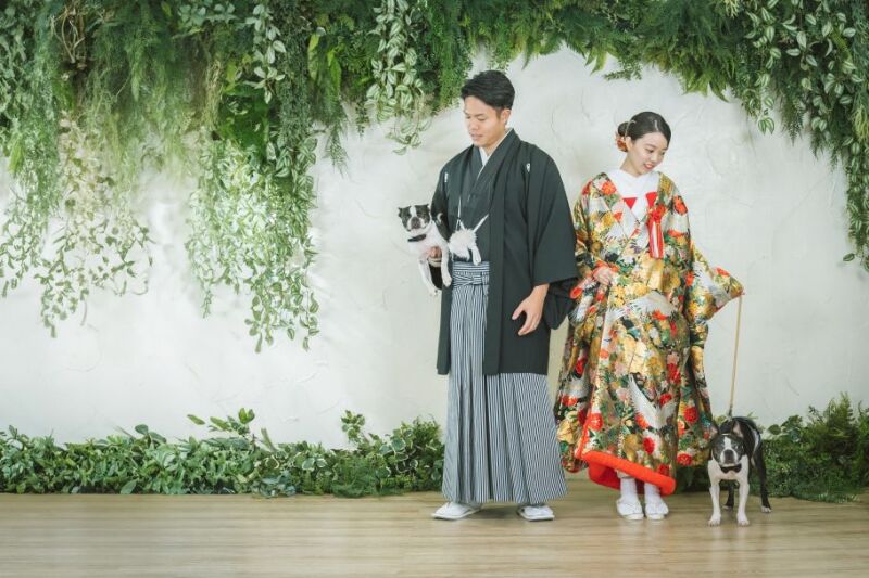 【 Photorait限定 12月撮影】和装1着　ペット♪とスタジオ撮影　撮影データ80カット最短3営業日後お渡し　