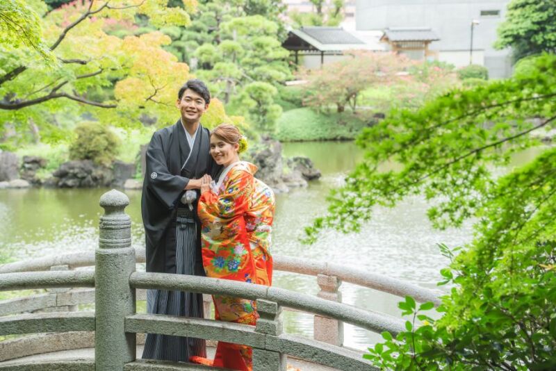 【11/15迄の平日5組様 Photorait限定】タイパ重視 和装2着 日本庭園&スタジオ 撮影データ150カット