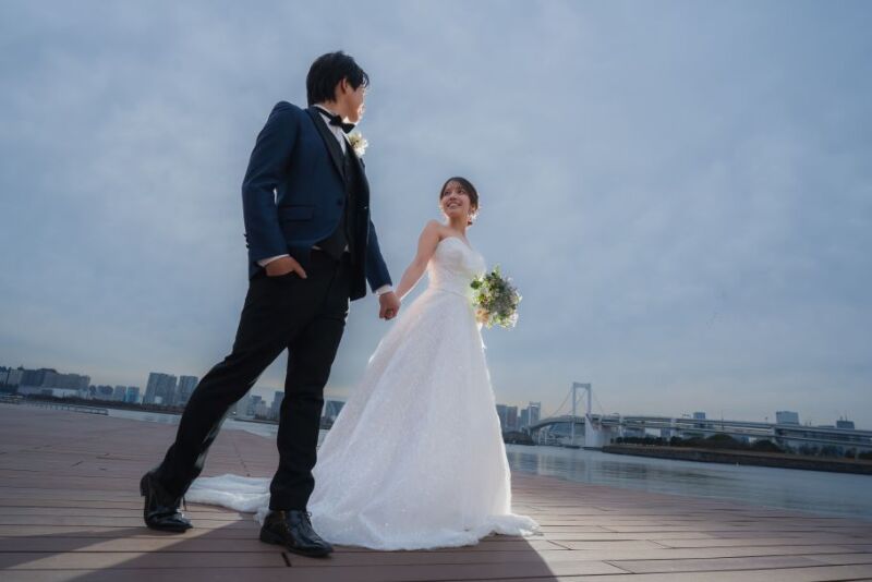 【銀座店5周年 campaign♪ 5月撮影】和装（日本庭園）＆洋装（お台場海浜公園）　撮影データ180カット