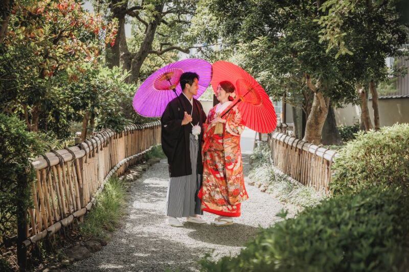 【和装2着】9/11~10/30の撮影 都内日本庭園&スタジオで撮影 撮影データ230カット最短3~5営業日後お渡し