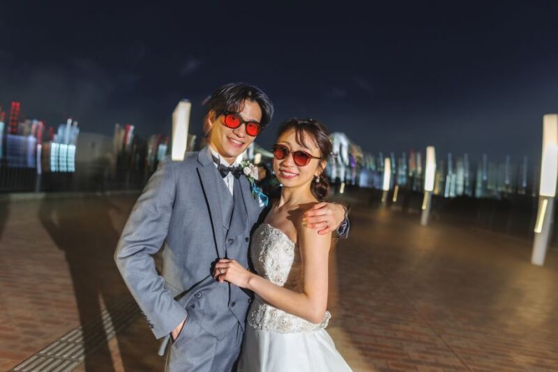 【1/4～2/28撮影 選べる特典♪】和装（日本庭園）＆洋装（お台場海浜公園）　ウェルカムボードor土日料金無♪