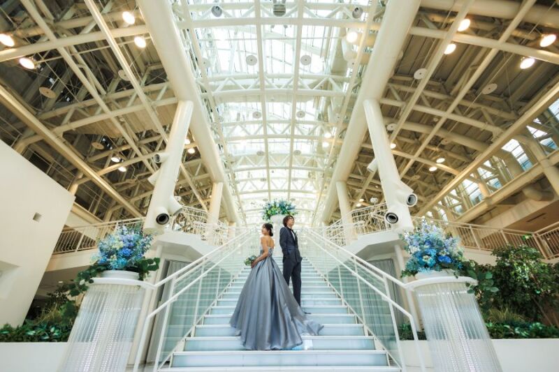 【 銀座店 限定♪ 2月迄の平日撮影】 チャペルフォト 東京駅&丸の内イルミネーション撮影 洋装1着