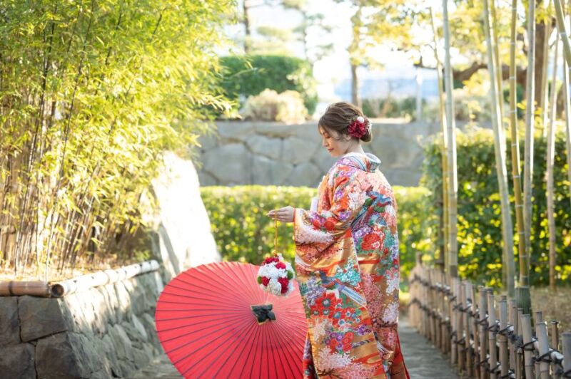 【1/4～2/15迄の撮影 期間限定♪】和装（日本庭園）＆洋装（スタジオ）　撮影データ100カット