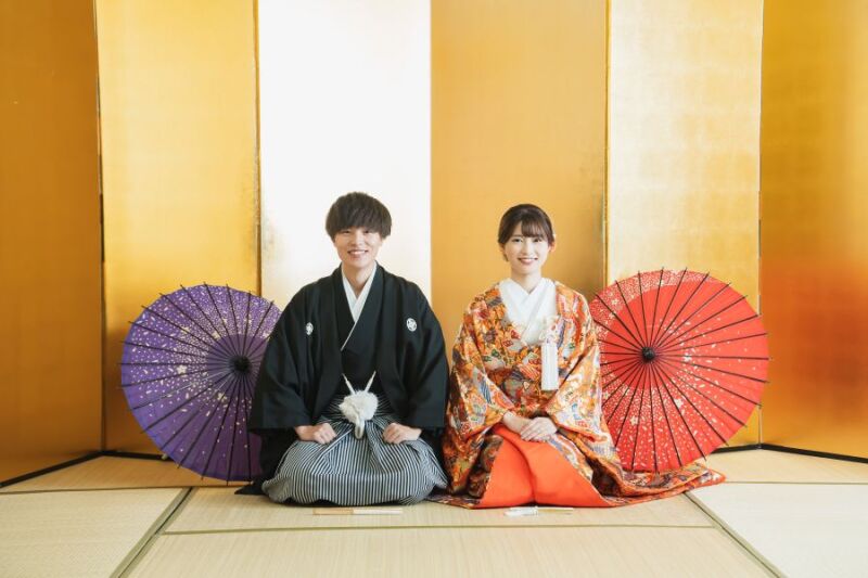 【お年玉プラン♪ 1/4~1/12】和装2着 日本庭園&スタジオ 撮影データ100カット ウェルカムボードorアルバムプレゼント