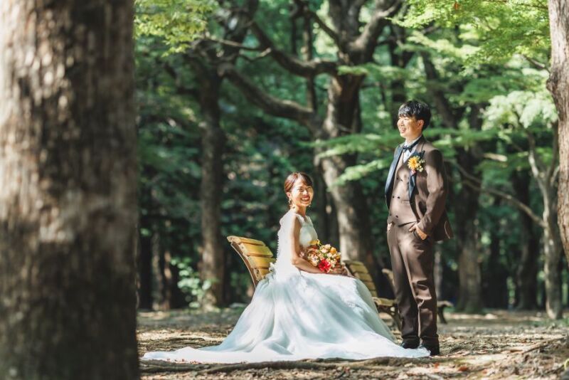 【Photorait限定 代々木公園&スタジオで平日撮影】洋装1着プラン 撮影データ150カット最短3営業日後お渡し