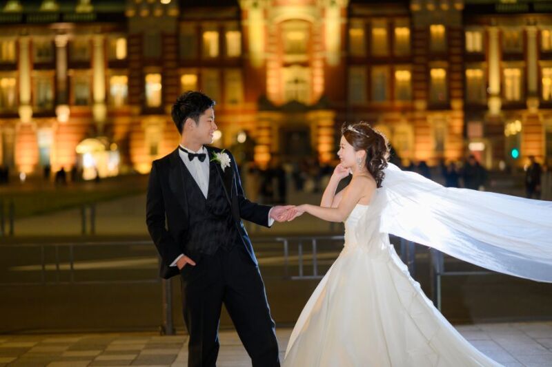 【Photorait限定 12/1~2/15撮影 東京駅&丸の内イルミネーション】洋装1着 撮影データ120カット