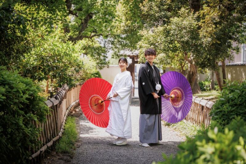 【夏限定♪ 7/2~8/16平日撮影】和装1着 旧安田庭園&スタジオ 撮影データ100カット 3つの特典付き♪