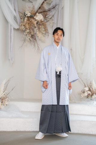 ブルーグレー袴