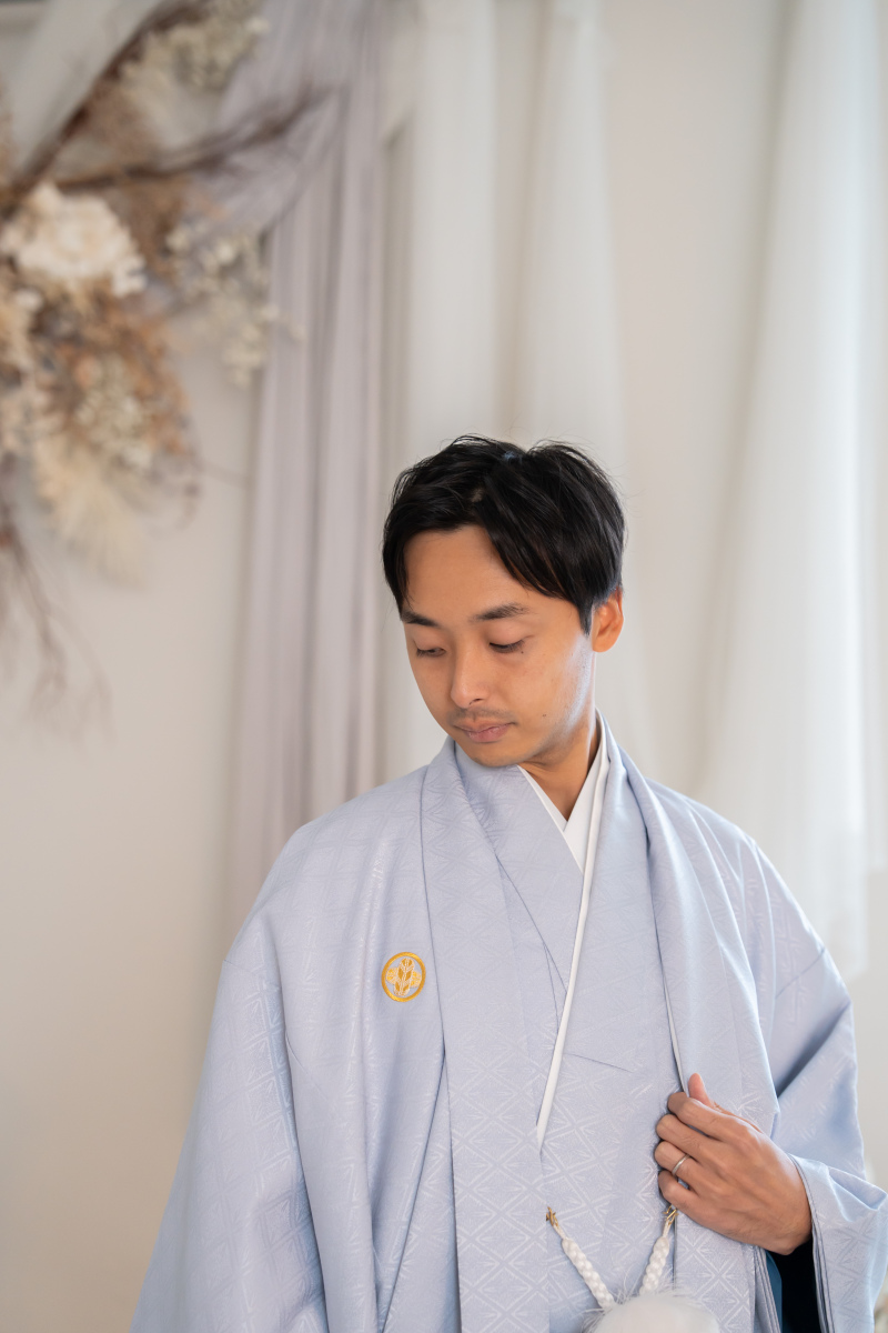 ブルーグレー袴