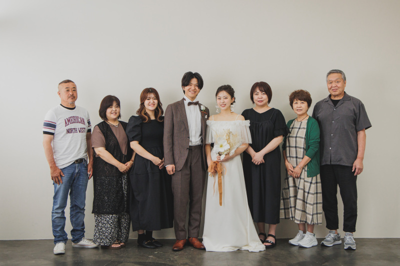 家族みんなで前撮り撮影