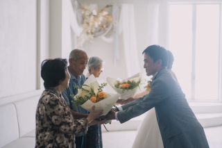 ゲスト様に花束贈呈もできます