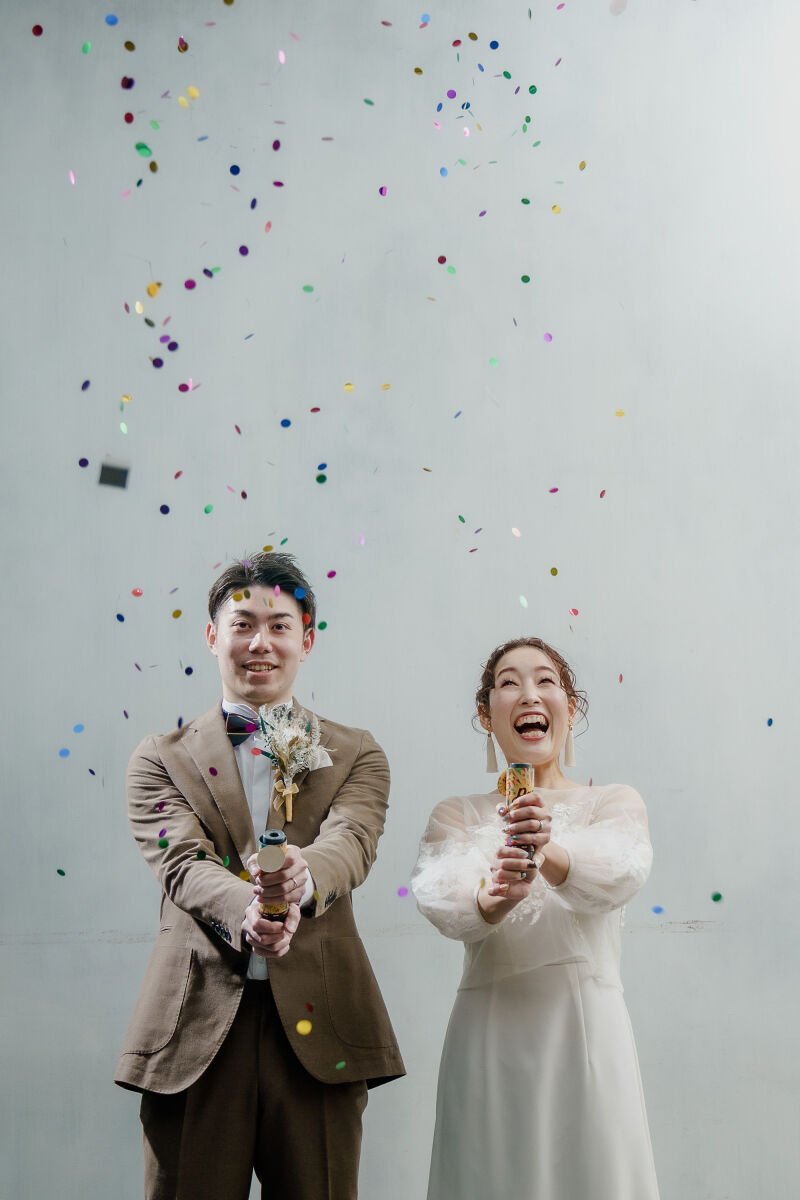 コンフェッティを使って