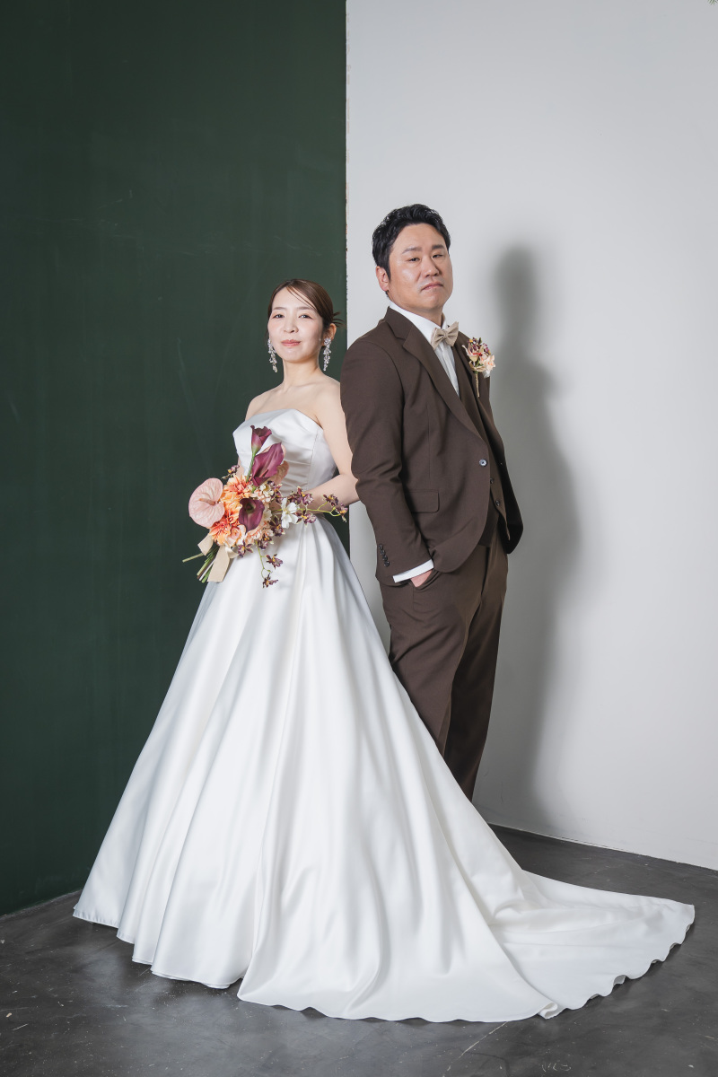 バイカラー背景