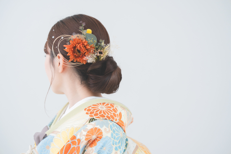 ヘアセットにもこだわりが詰まっています