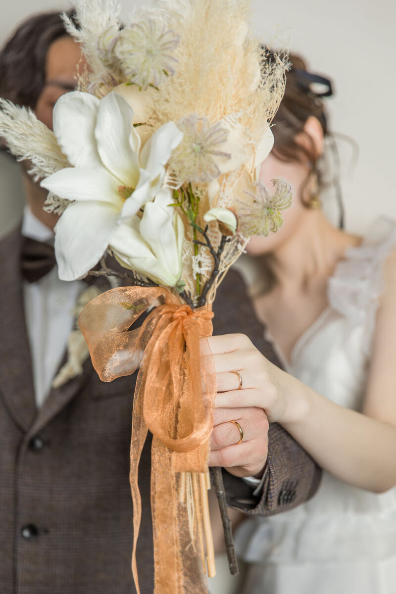 お顔隠しショット