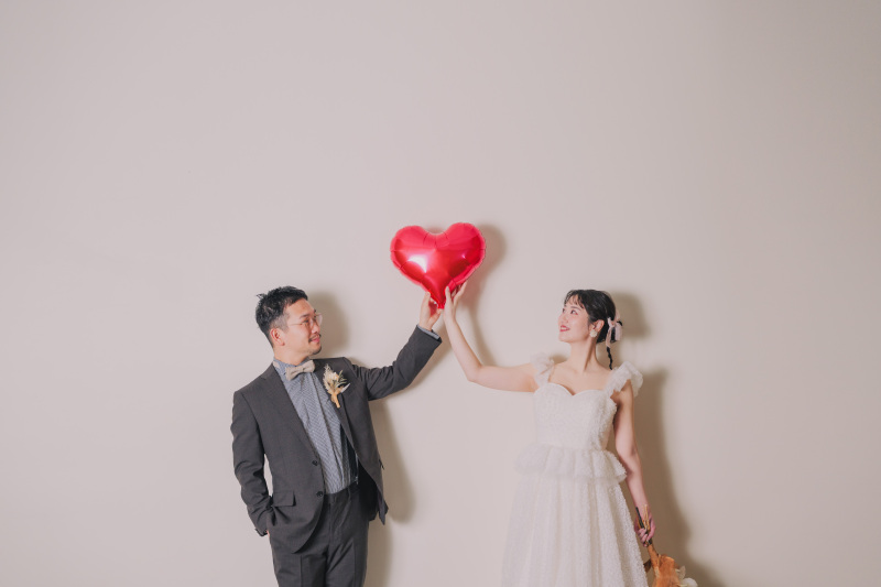 お色直し後はスタジオへ