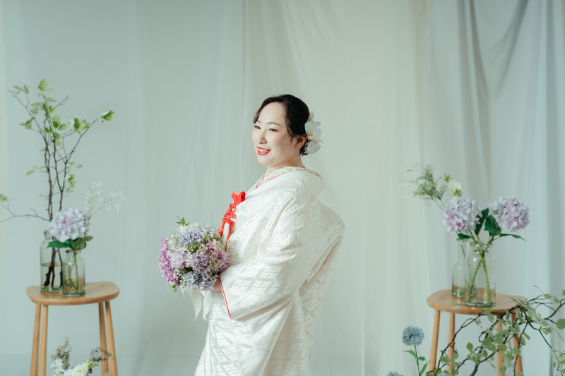 紫陽花アレンジ