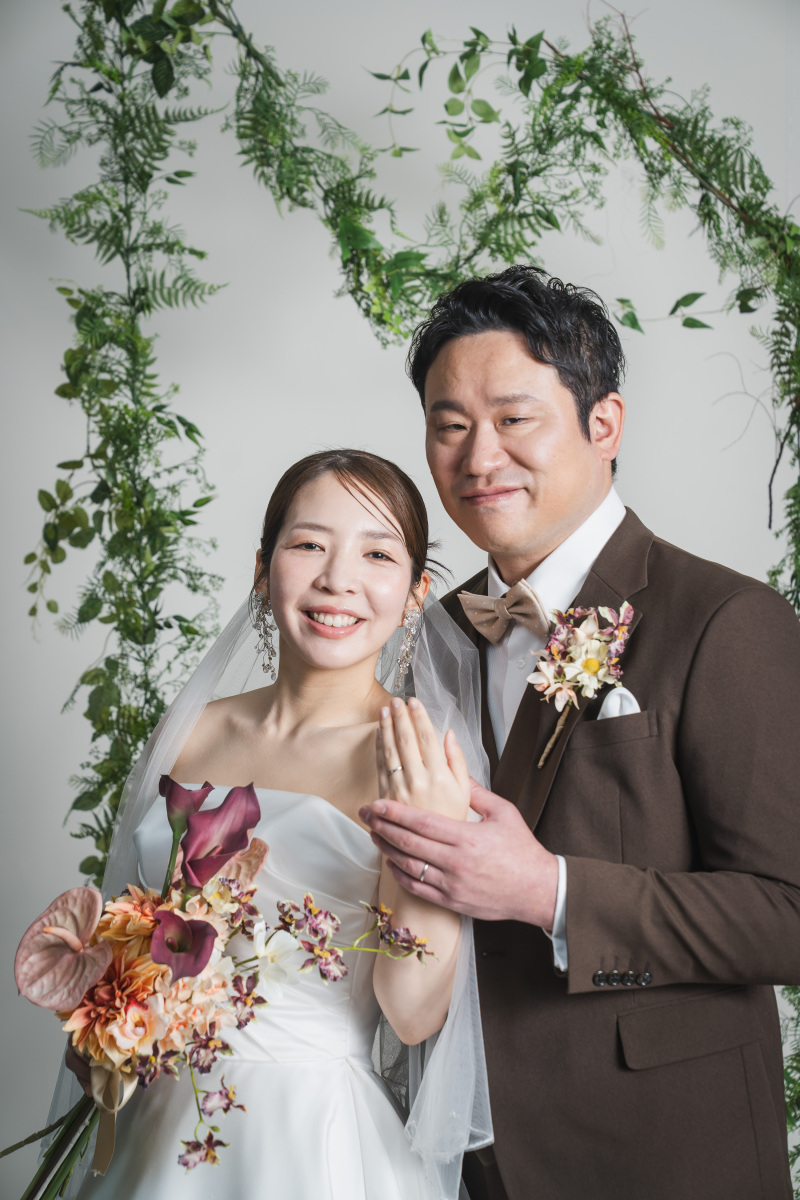 笑顔溢れる誓いの一枚