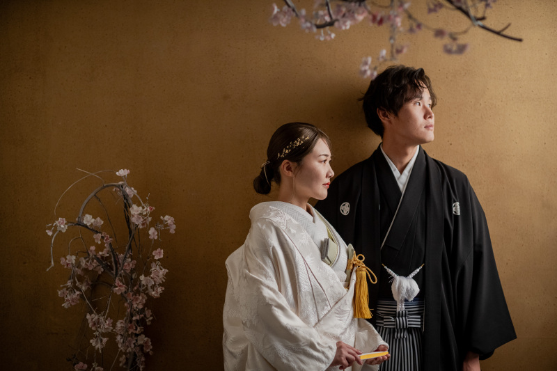 ゴールド背景で