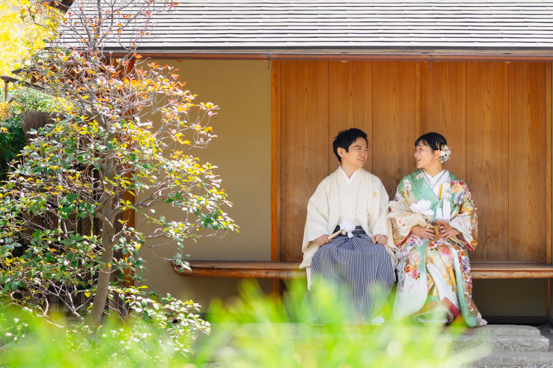 和装らしいこんなお写真も残せます