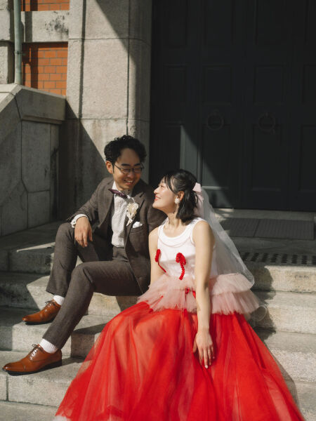 見つめ合うお二人