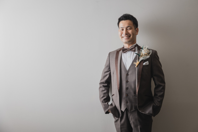 新郎ショット
