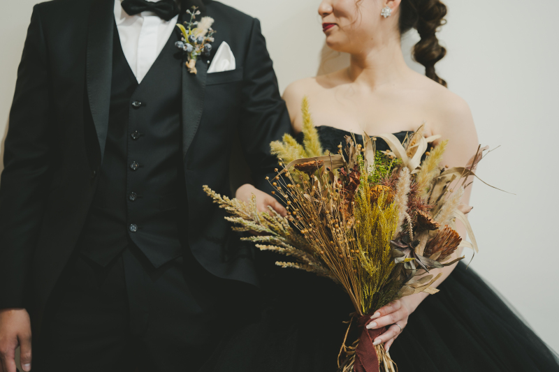 アクセントのドライブーケ