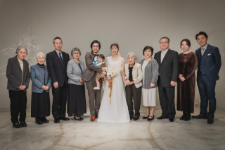 家族みんなで挙式風フォト